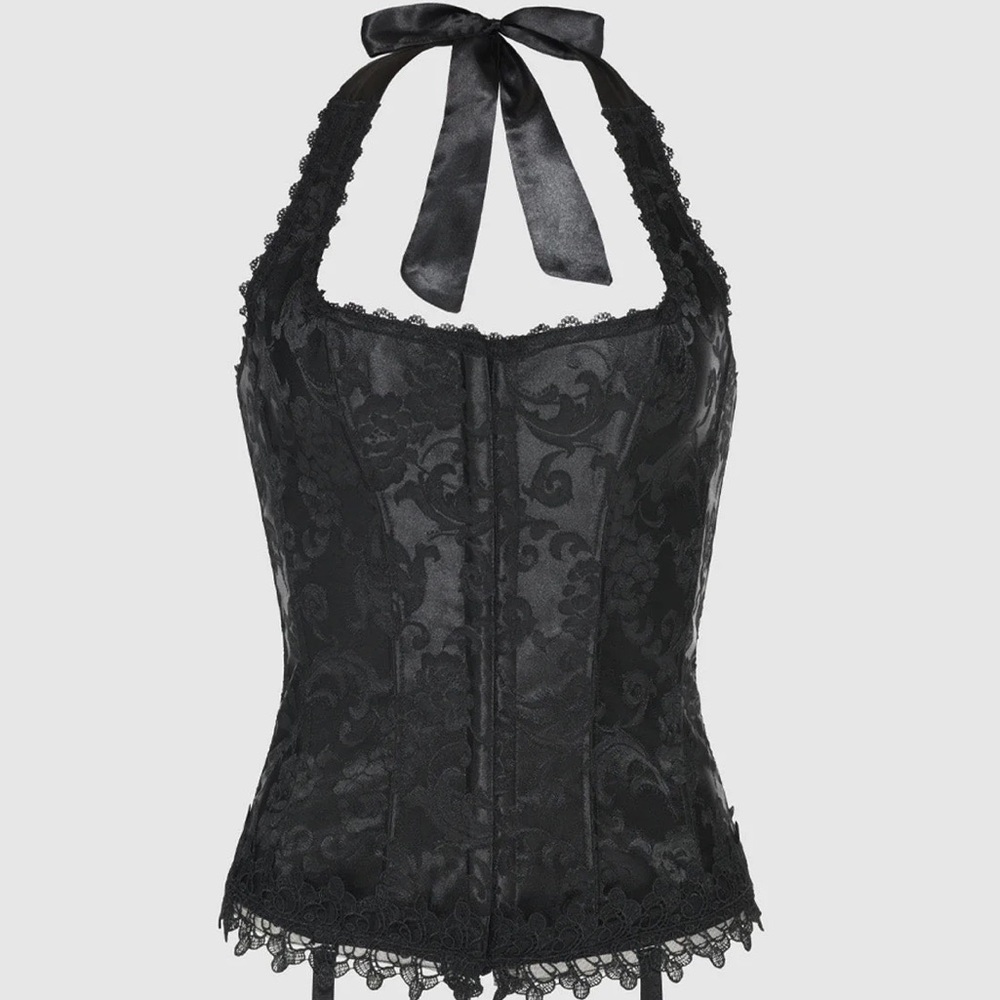 NWT Frederick's of Hollywood Royal Blue Corset SIZE 38 MED/LARGE - Picture 8 of 9